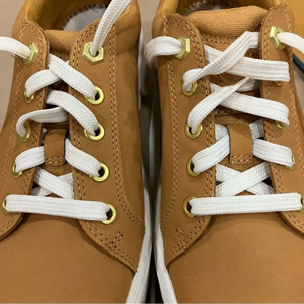 Timberland Laurel Court Ortholite Platform Sneaker Wheat Nubuck Size 8